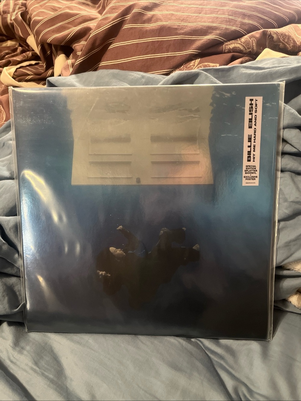 Billie Eilish Hit me hard and soft Biovinyl splatter with poster vinyl record